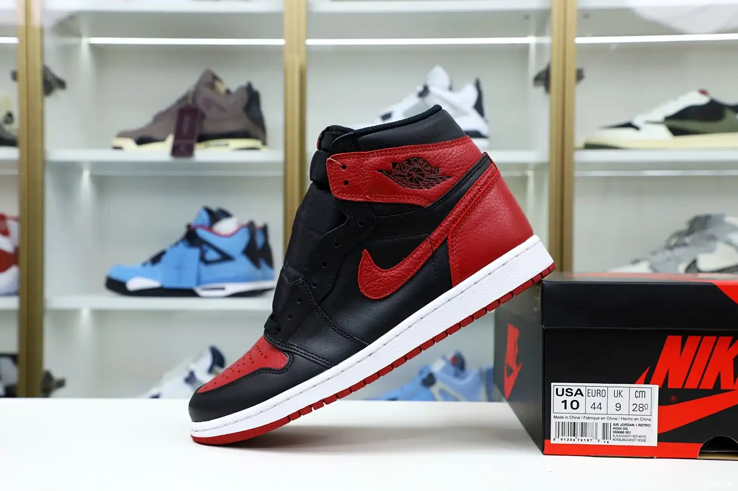 AIR HIGH 1 RETRO Kimikick 'BRED' JORDAN OG 0708